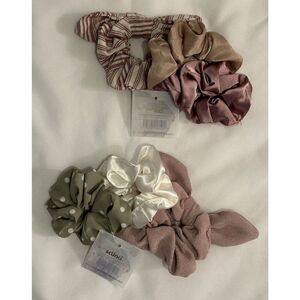 Scunci Collection Assorted Hair Scrunchies 6 pcs NEW